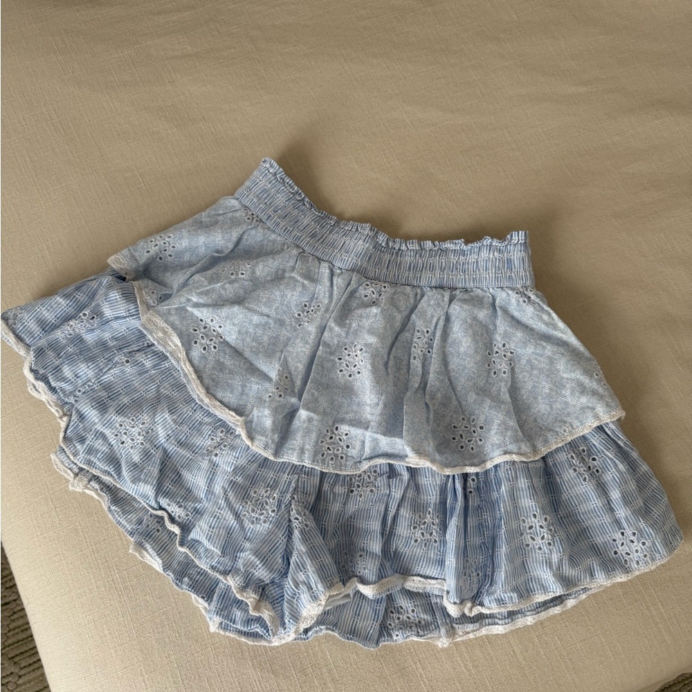 American Eagle Blue Ruffled Women's Skort